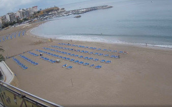 Imagen de vista previa de la cámara web Benidorm - Playa de Poniente - Puerto